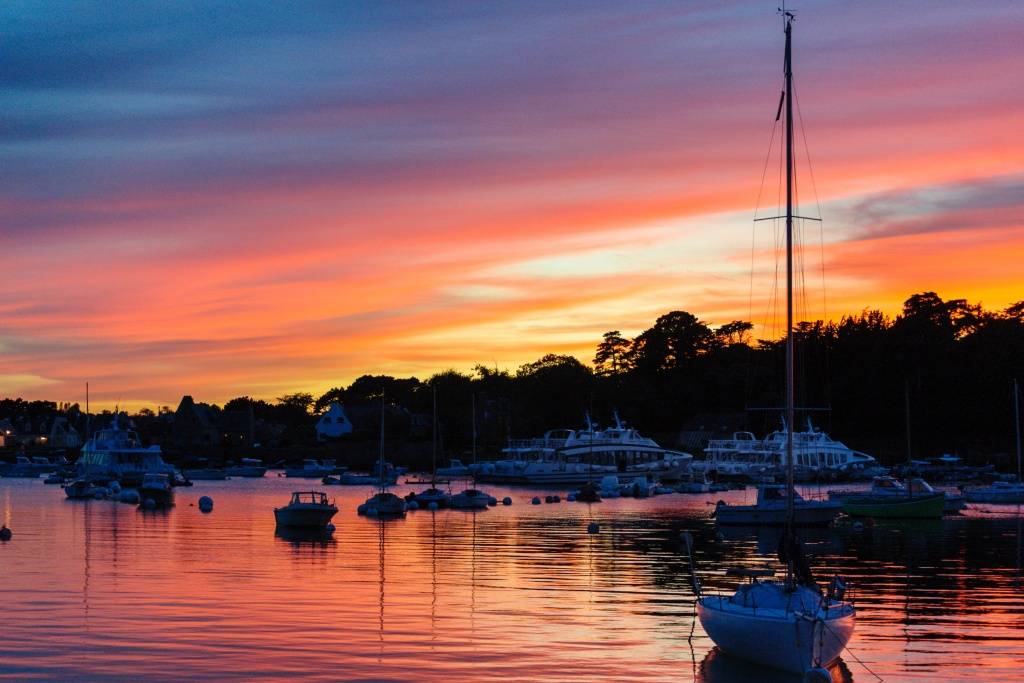 Les lumières flamboyantes des levers et des couchers de soleil